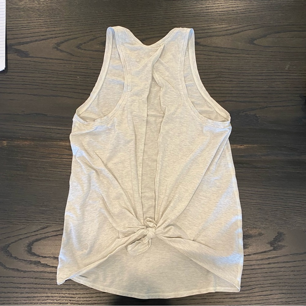 Gray Lululemon Sleeveless Top - Picture 2 of 3